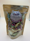 Cozy Cabin simmer pot potpourri bag, handmade by Simply Abrielle